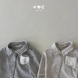 ［Lala land］Bread stripe cardigan
