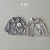 ［Lala land］Bread stripe cardigan