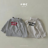 ［Lala land］Bread stripe cardigan