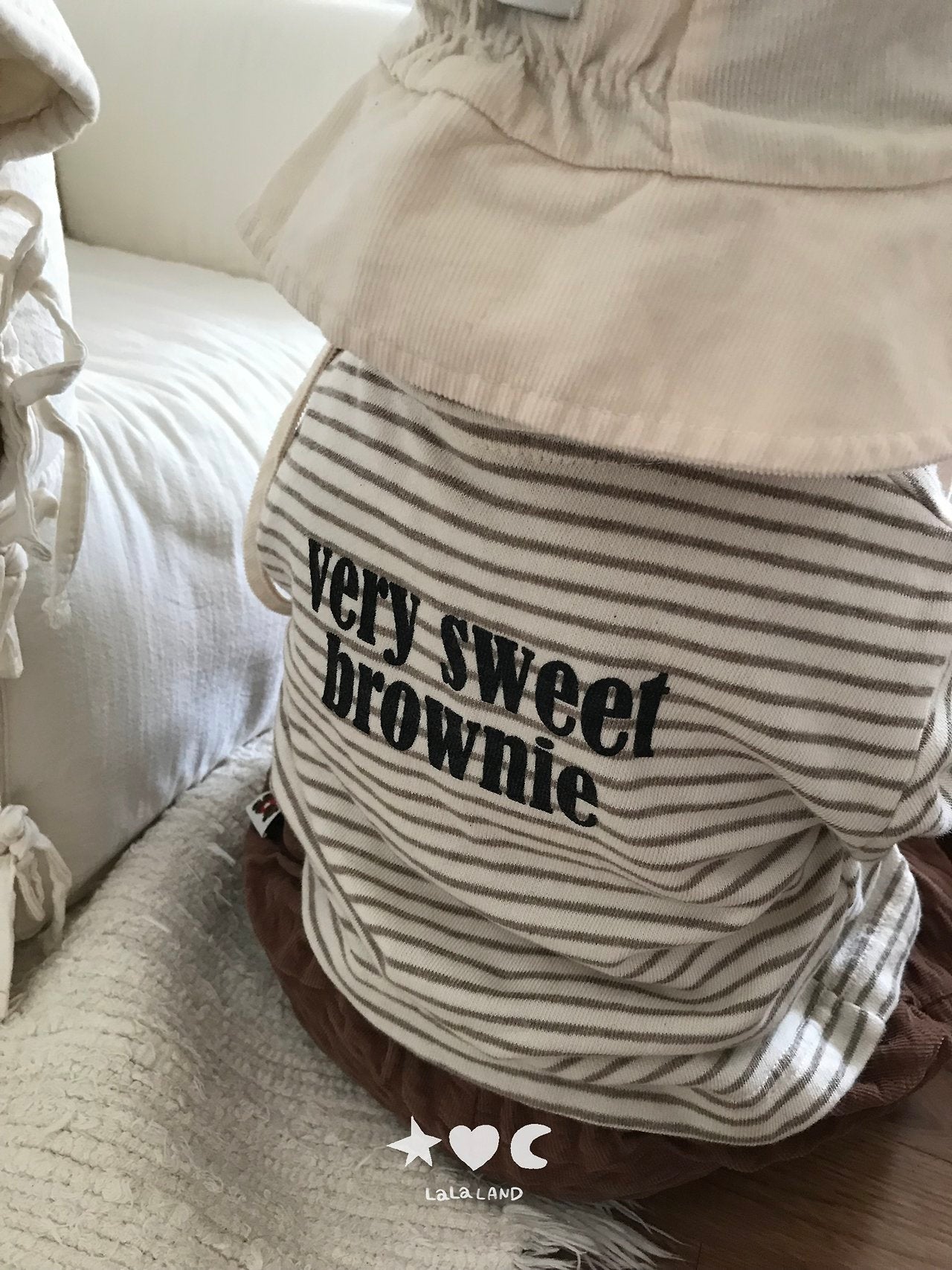 ［Lala land］Bread stripe cardigan