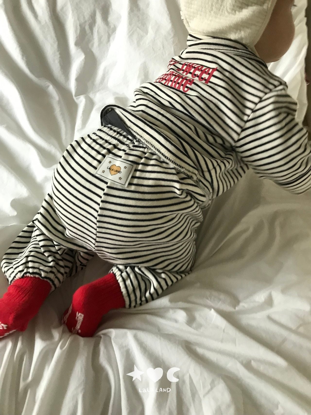 ［Lala land］Bread stripe cardigan