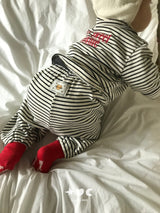 ［Lala land］Bread stripe cardigan