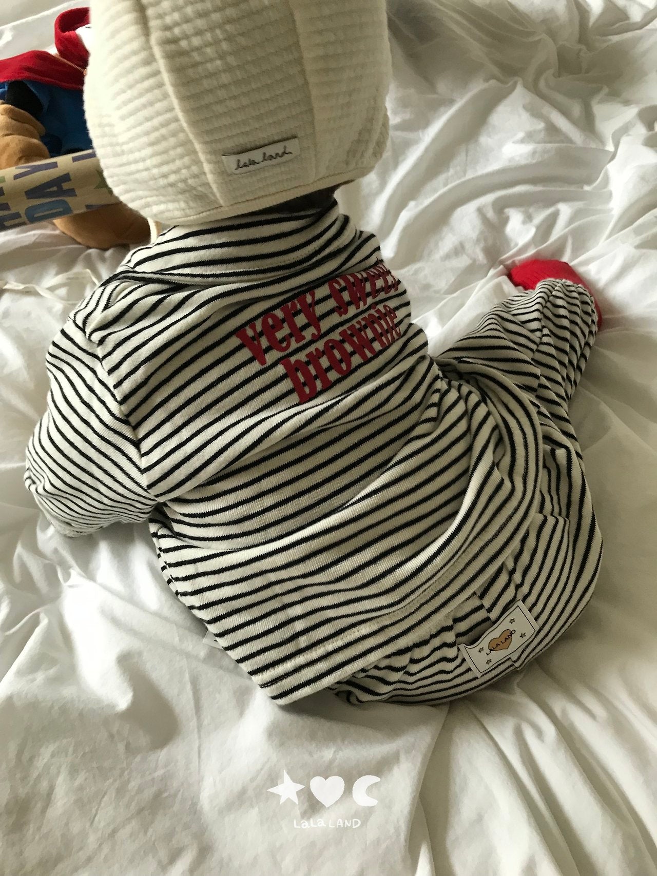 ［Lala land］Bread stripe cardigan