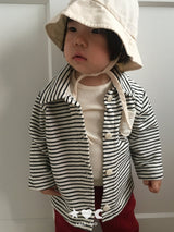 ［Lala land］Bread stripe cardigan