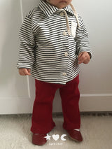 ［Lala land］Bread stripe cardigan