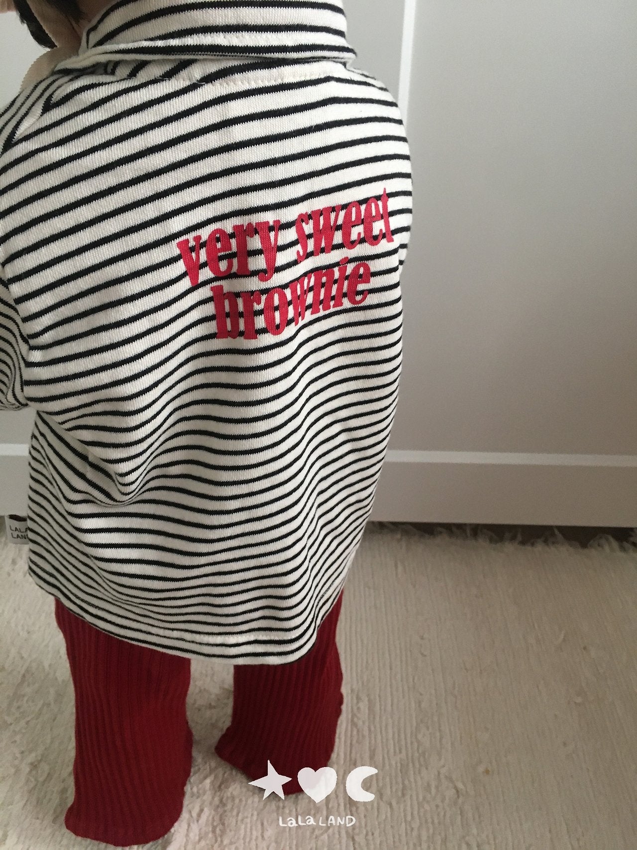 ［Lala land］Bread stripe cardigan