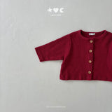 ［Lala land］Gram bebe rib cardigan