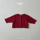 ［Lala land］Gram bebe rib cardigan