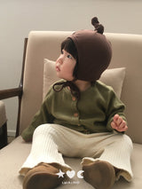 ［Lala land］Gram bebe rib cardigan