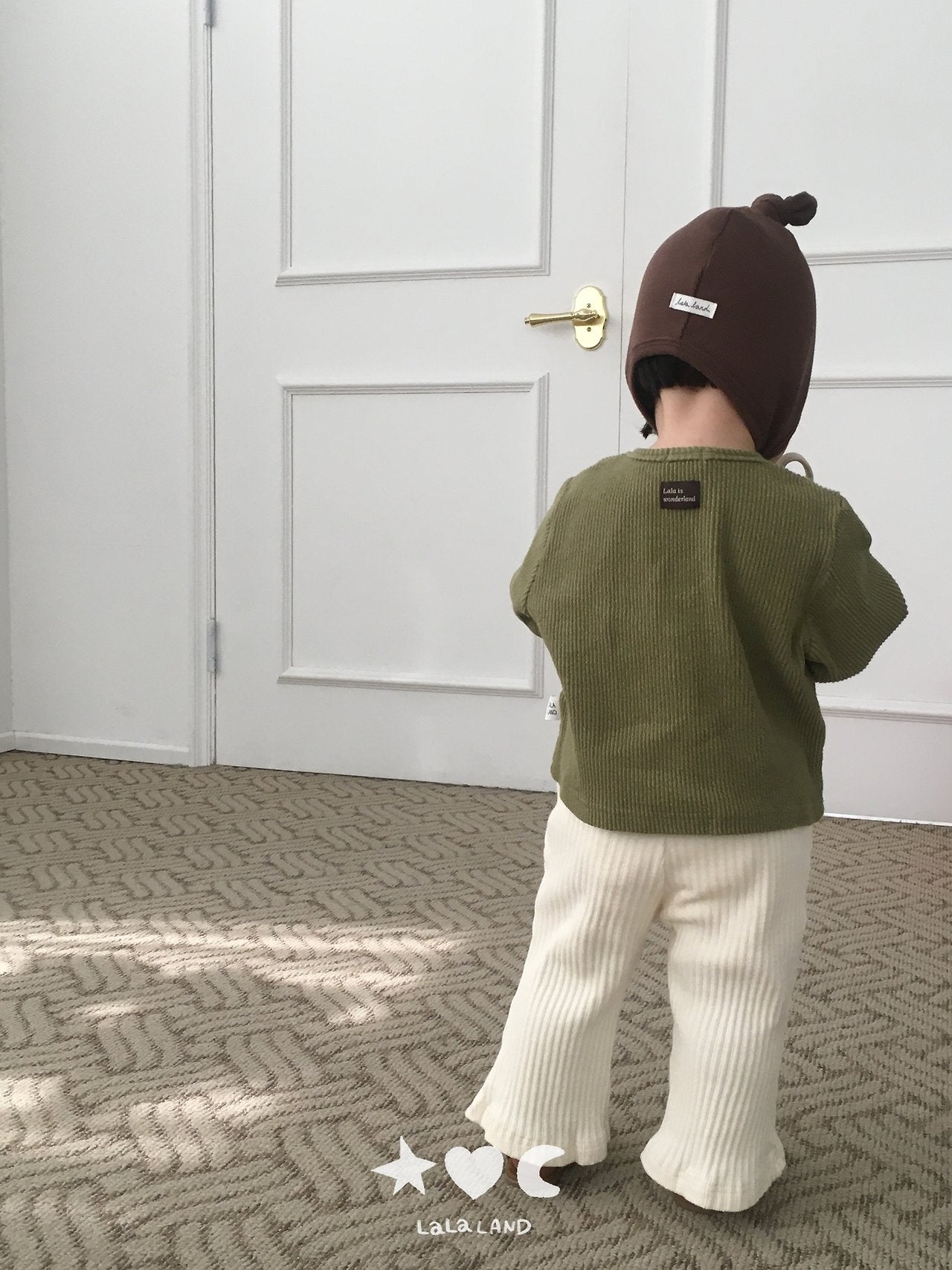 ［Lala land］Gram bebe rib cardigan