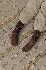 ［mome］Autumn ribbed socks