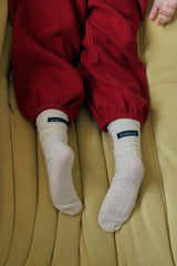 ［mome］Autumn ribbed socks