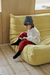 ［mome］Autumn ribbed socks