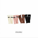 ［mome］Autumn ribbed socks
