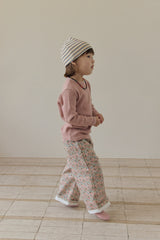 ［mome］Mome stripe ribbed beanie
