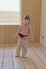 ［mome］Mome stripe ribbed beanie