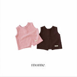 ［mome］Button reversible vest