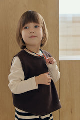 ［mome］Button reversible vest