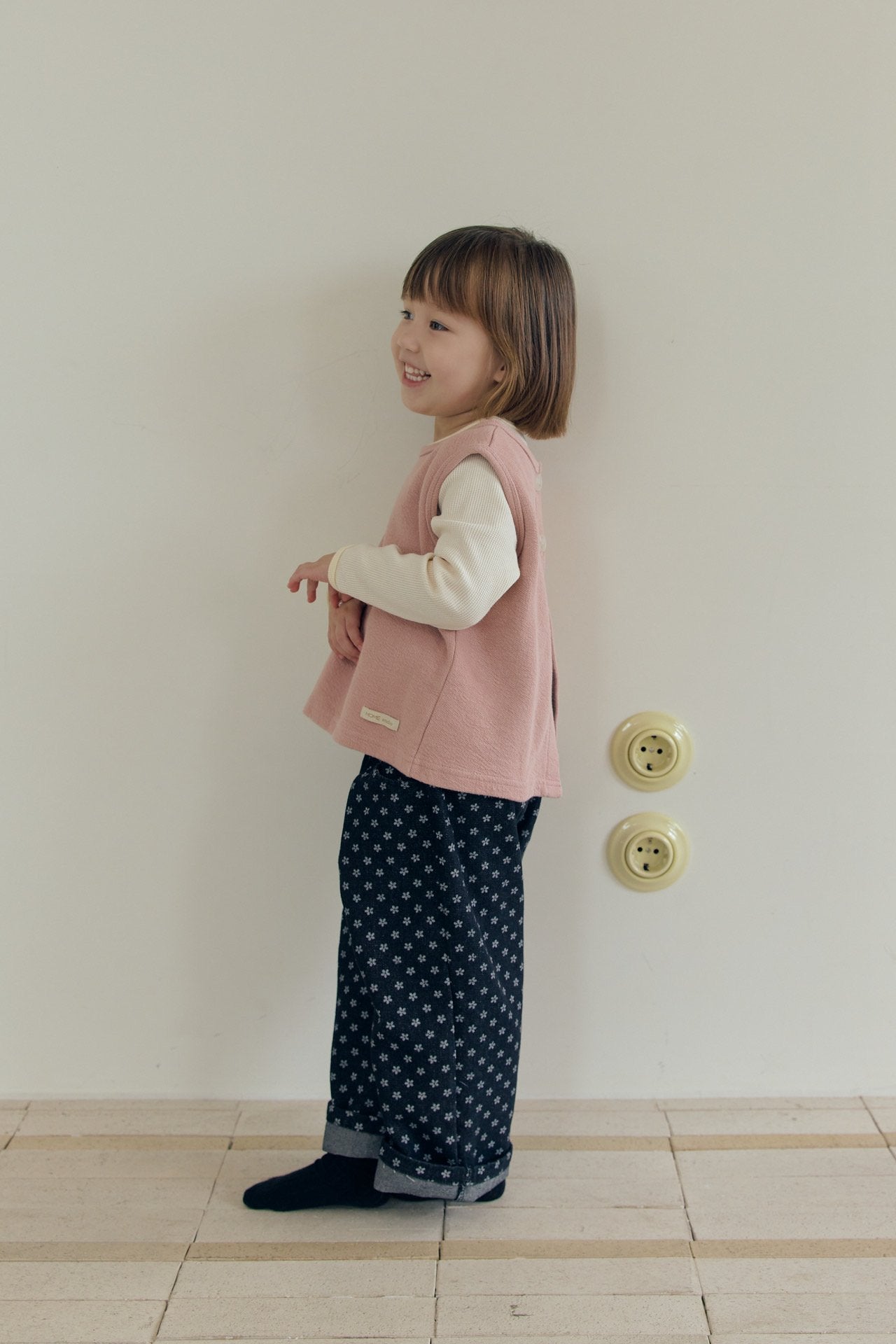 ［mome］Button reversible vest