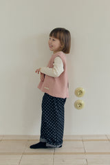 ［mome］Button reversible vest