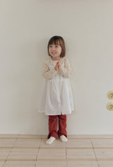 ［mome］Cream layered one-piece