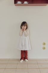 ［mome］Cream layered one-piece