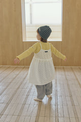 ［mome］Cream layered one-piece