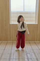 ［mome］Lovelove jogger pants