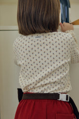 ［mome］Soft flower tee