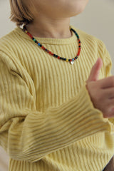 ［mome］Bella ribbed tee