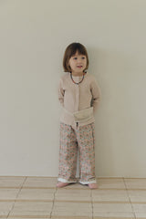 ［mome］Mocha flower pants