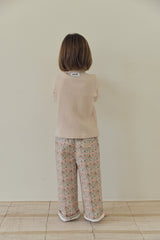 ［mome］Mocha flower pants