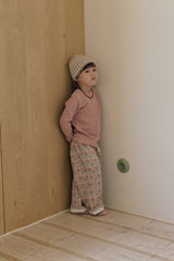 ［mome］Mocha flower pants