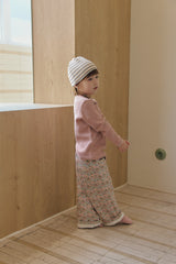 ［mome］Mocha flower pants