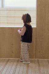 ［mome］Mocha flower pants