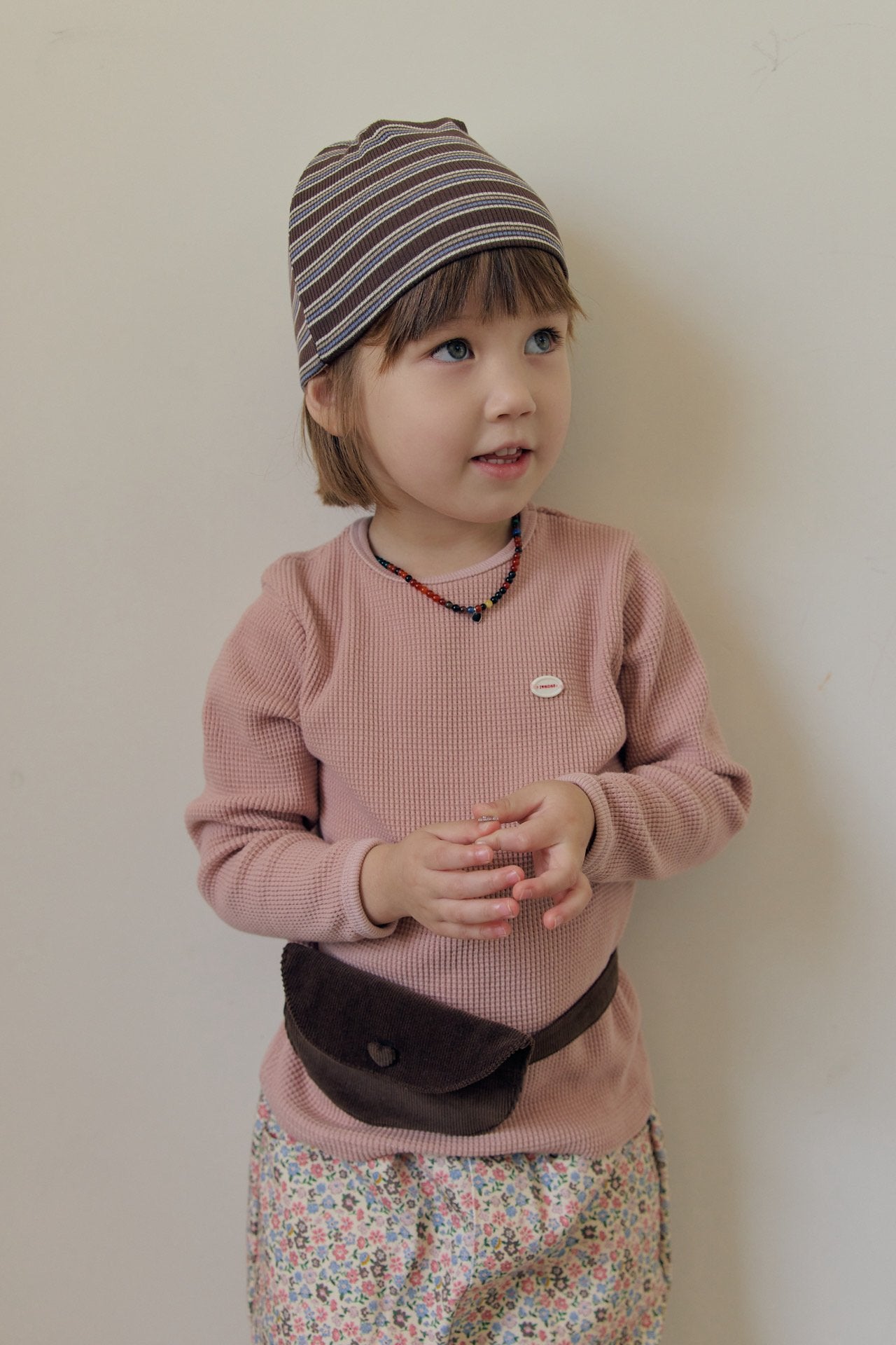 ［mome］Waffle daily tee