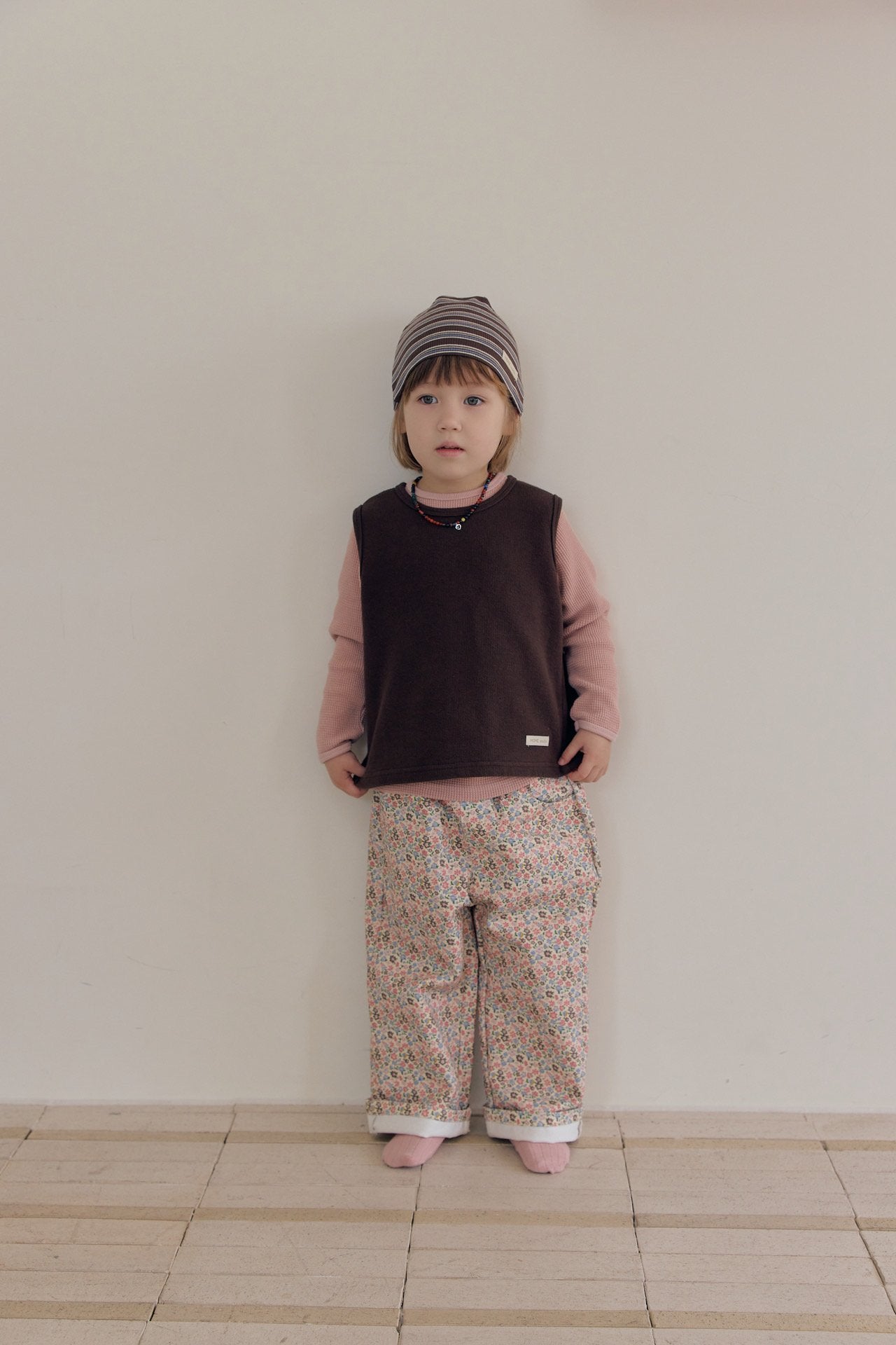 ［mome］Waffle daily tee