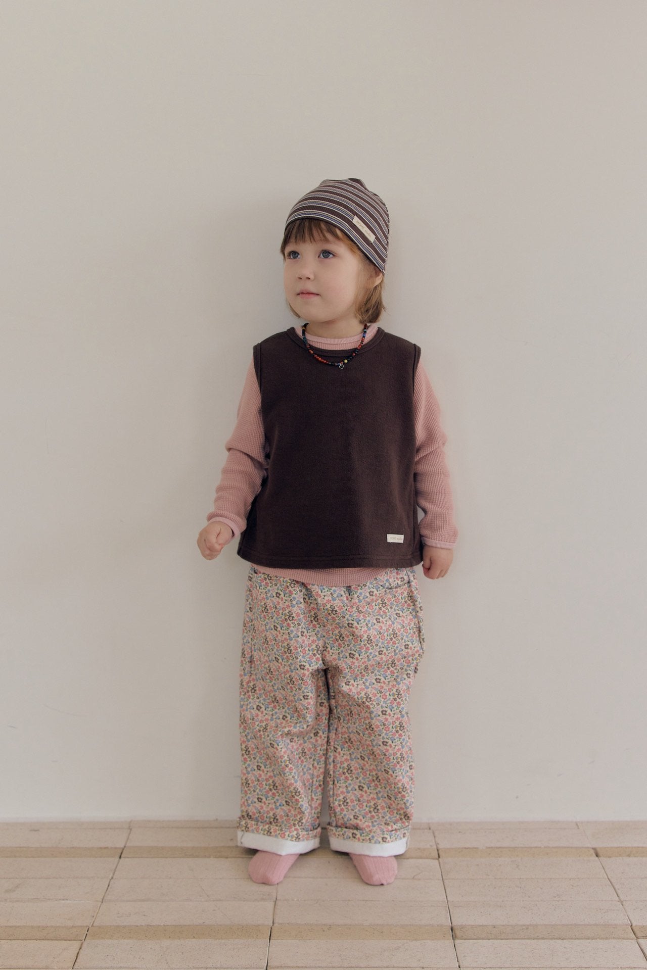 ［mome］Waffle daily tee