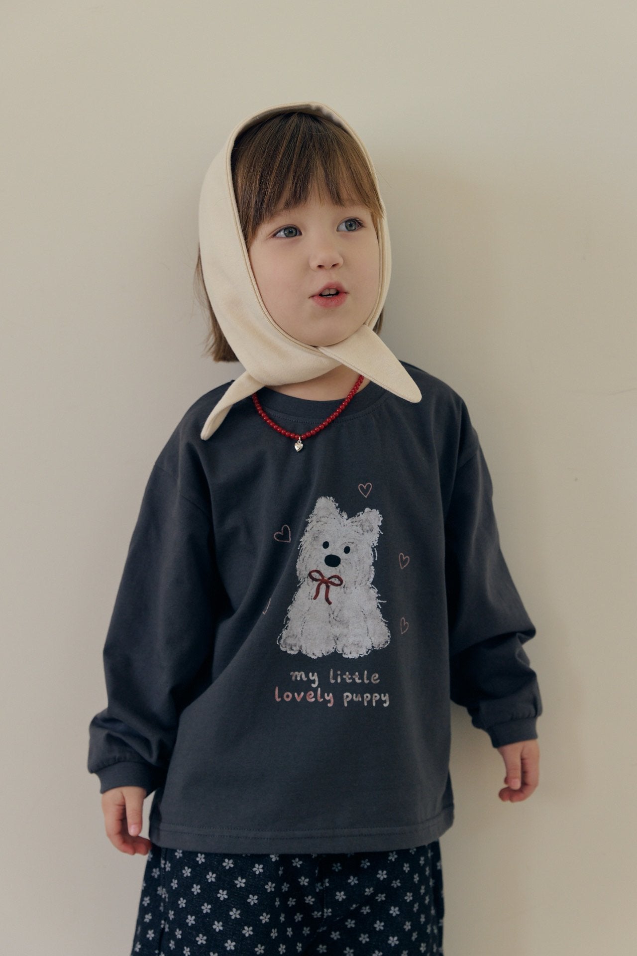 ［mome］Little puppy tee
