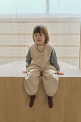 ［mome］Waffle button suit