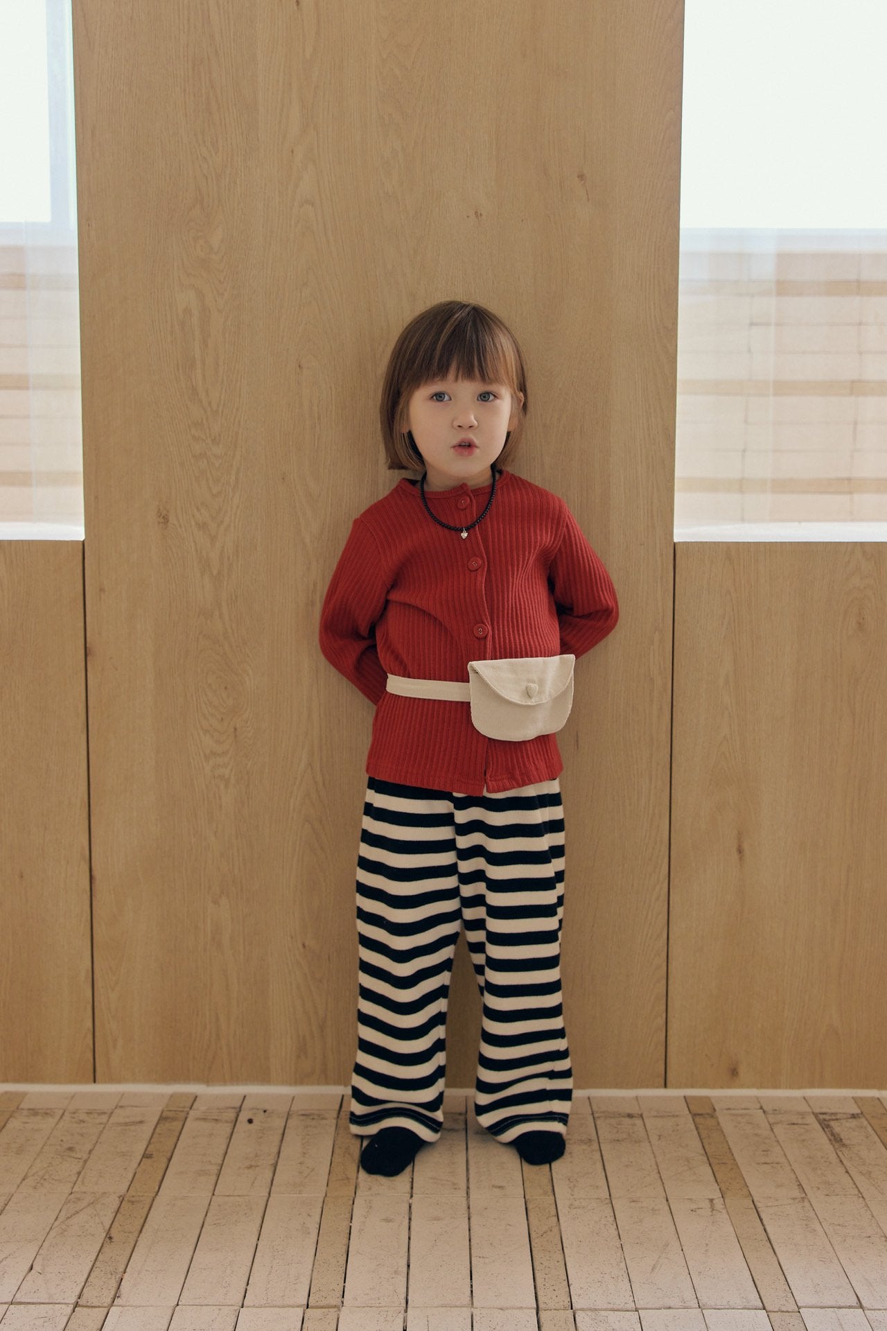 ［mome］Candy stripe pants