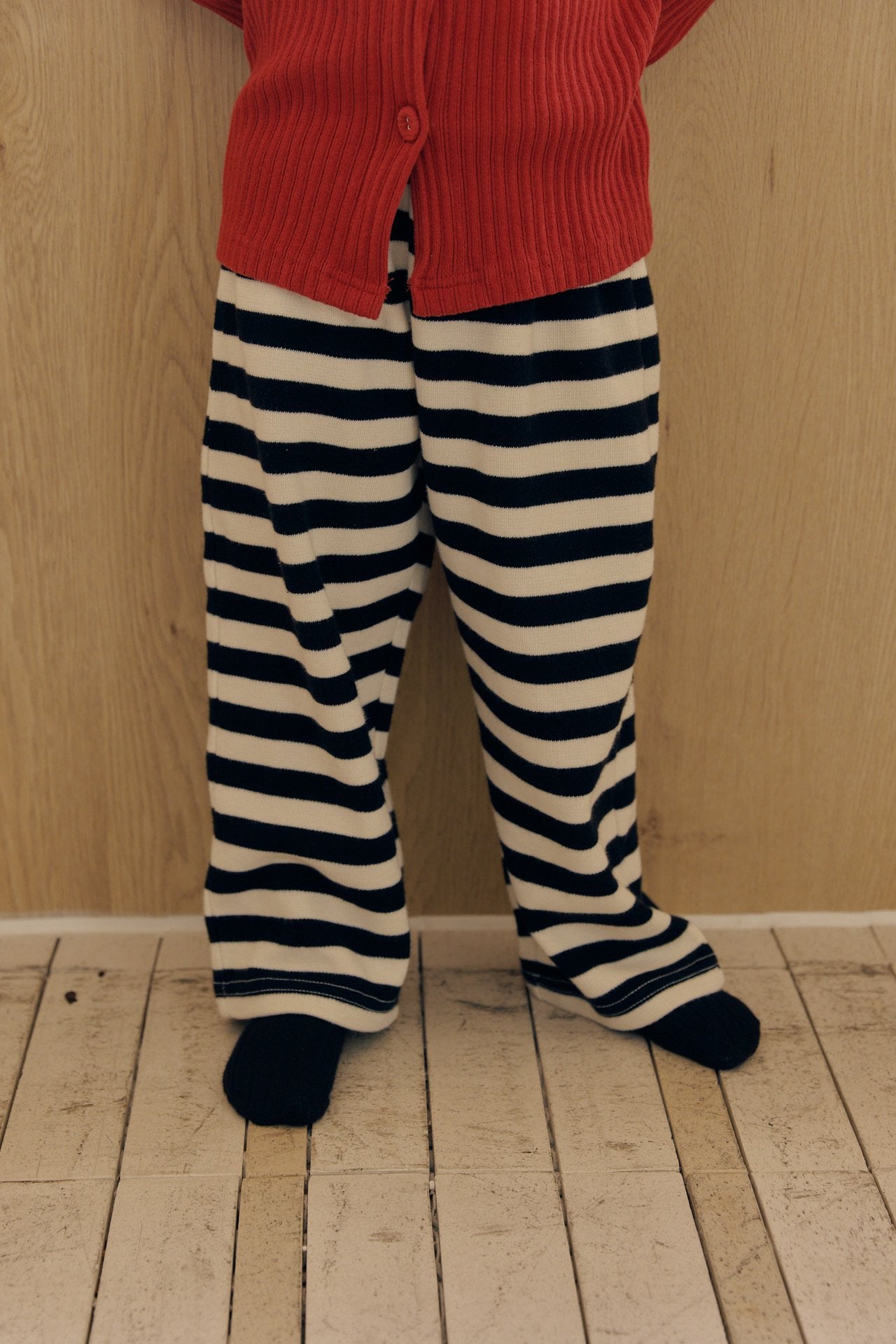 ［mome］Candy stripe pants