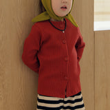 ［mome］Lolly ribbed cardigan
