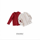 ［mome］Lolly ribbed cardigan
