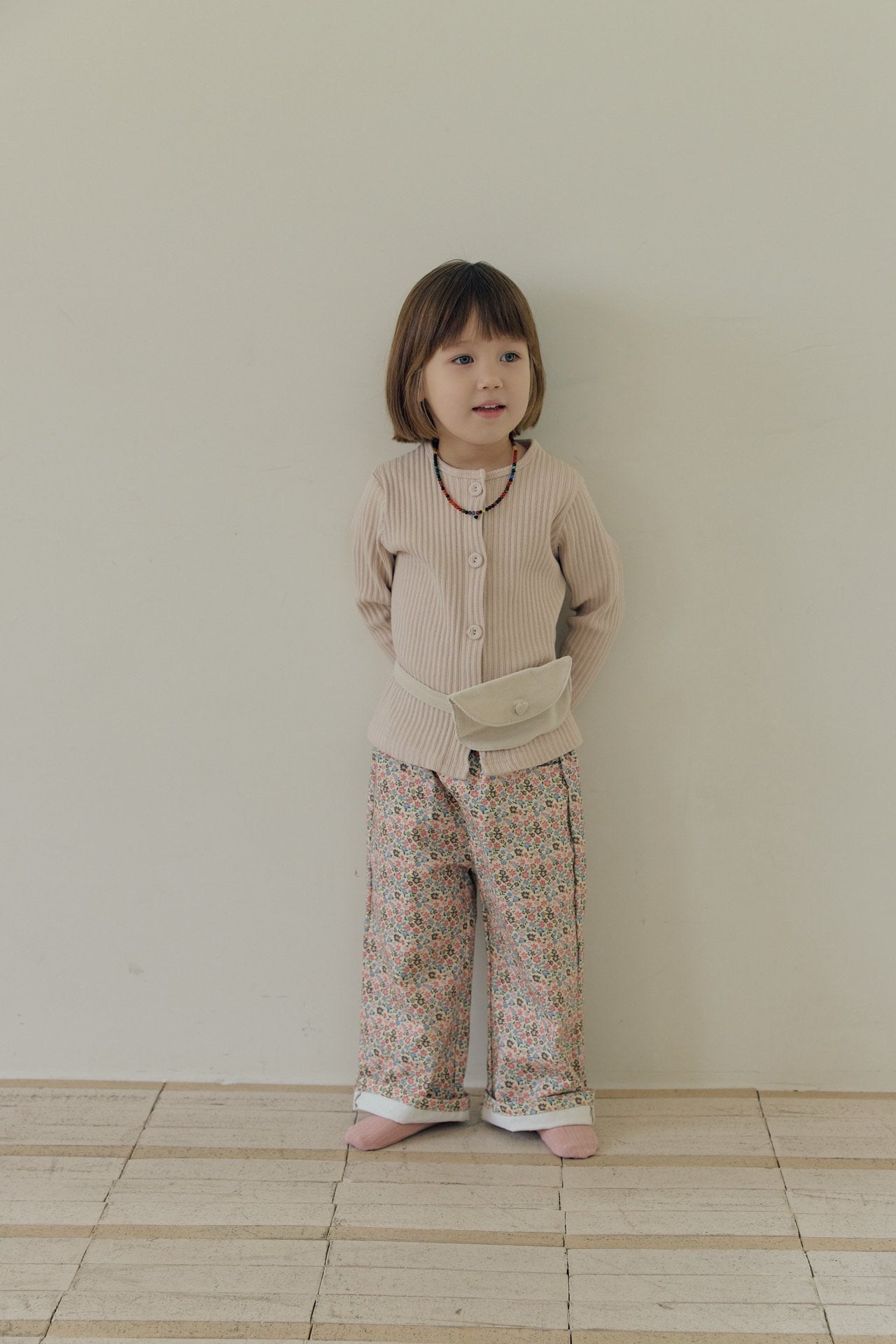 ［mome］Lolly ribbed cardigan