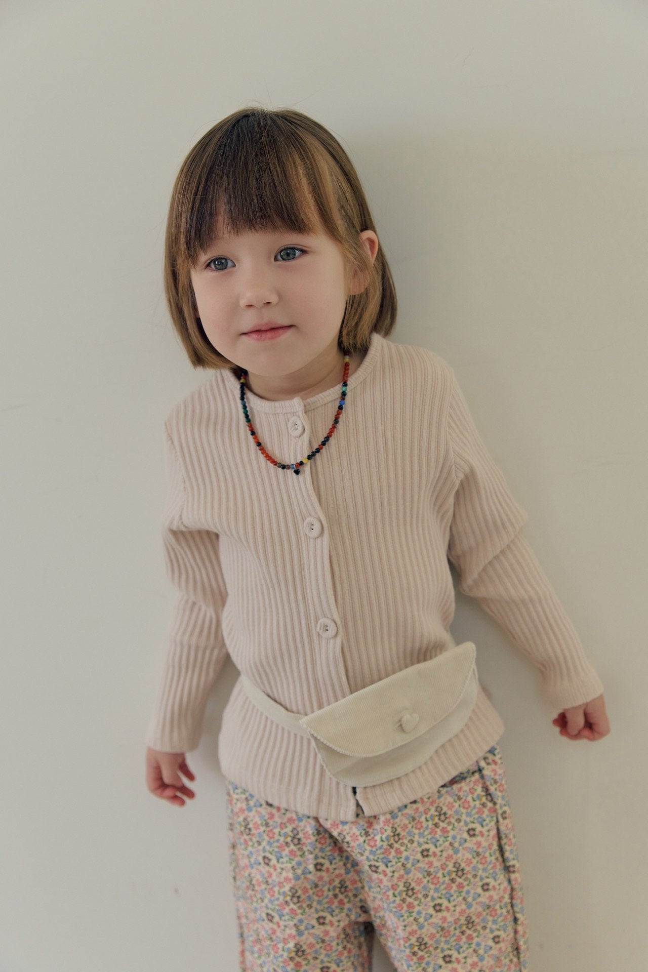 ［mome］Lolly ribbed cardigan