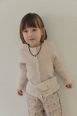 ［mome］Lolly ribbed cardigan