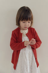 ［mome］Lolly ribbed cardigan
