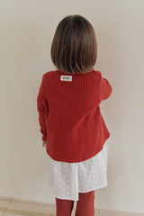 ［mome］Lolly ribbed cardigan