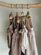 ［Anne shirley］Doha frill ribbon rompers (flower)